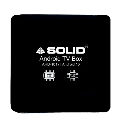 Solid AHD-1017 4/64GB Android 10 Smart Powerful Gaming Box